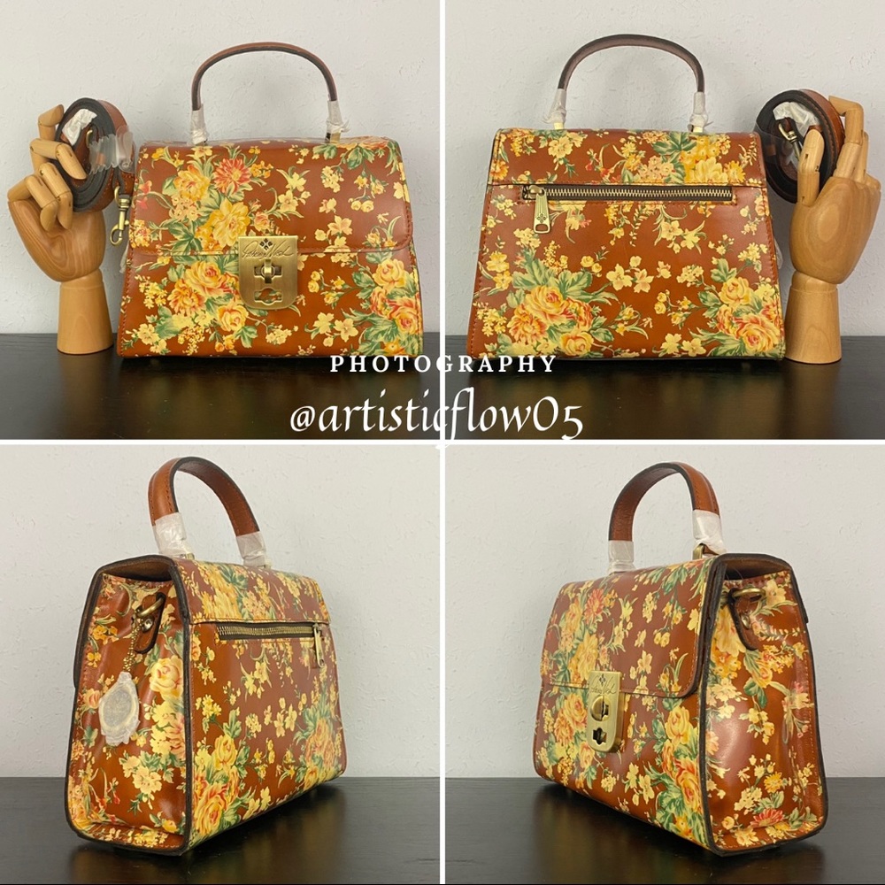 NEW! Vintage Botanical Collection Chauny Satchel - Picture 8 of 9